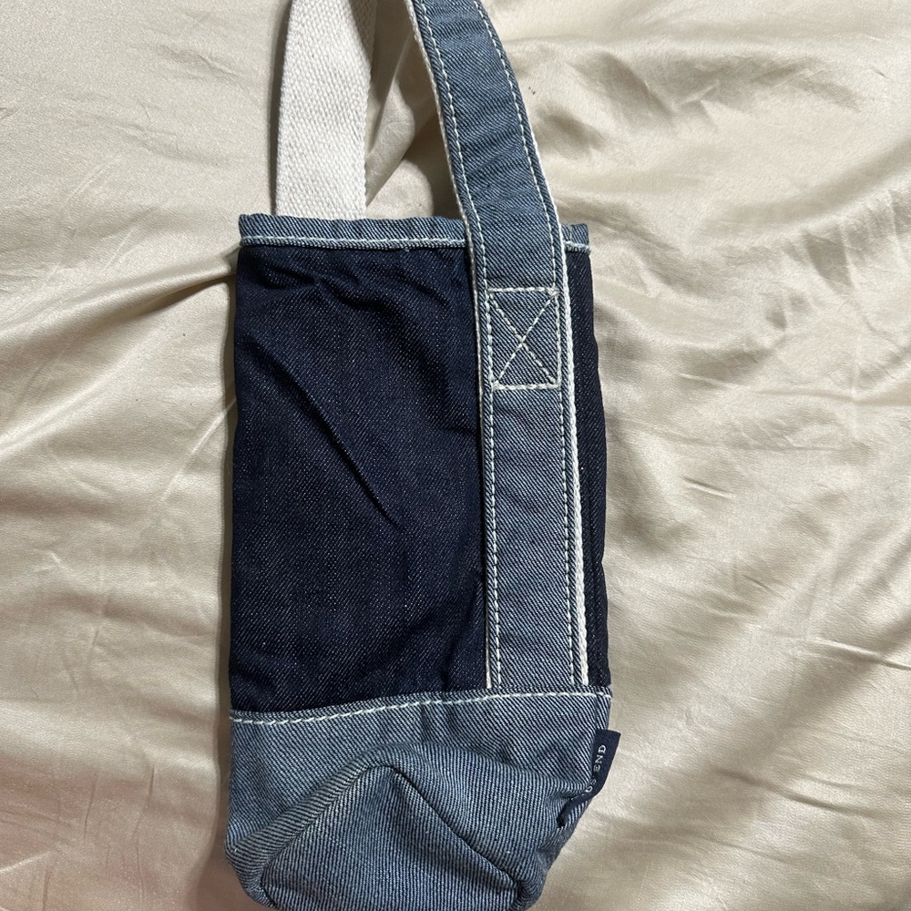 Lands' End Blue and Gray Bottle bag